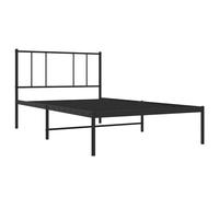 Metal Bed Frame with Headboard Bed Base Mattress Foundation Bedstead vidaXL