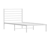 Metal Bed Frame with Headboard Bed Base Mattress Foundation Bedstead vidaXL
