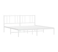 Metal Bed Frame with Headboard Bed Base Mattress Foundation Bedstead vidaXL