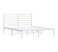 Metal Bed Frame with Headboard Bed Base Mattress Foundation Bedstead vidaXL