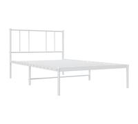 Metal Bed Frame with Headboard Bed Base Mattress Foundation Bedstead vidaXL
