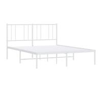 Metal Bed Frame with Headboard Bed Base Mattress Foundation Bedstead vidaXL