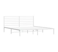 Metal Bed Frame with Headboard Bed Base Mattress Foundation Bedstead vidaXL