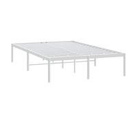 Metal Bed Frame with Headboard Bedroom Metal Platform Bed Base Bedstead vidaXL