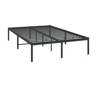 vidaXL Metal Bed Frame without Mattress Black 120x190cm