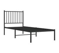 Metal Bed Frame with Headboard Bedroom Metal Platform Bed Base Bedstead vidaXL B, C, D, E, F, G]