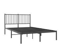 Metal Bed Frame with Headboard Bedroom Metal Platform Bed Base Bedstead vidaXL [EEK: A, B, C, D, E, F, G]
