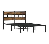 Metal Bed Frame without Mattress Bed Base Bedstead Entertainment Centre vidaXL