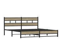Metal Bed Frame without Mattress Bed Base Bedstead Entertainment Centre vidaXL