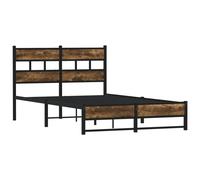 Metal Bed Frame without Mattress Bed Base Bedstead Entertainment Centre vidaXL