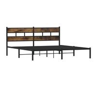 Metal Bed Frame without Mattress Bed Base Bedstead Entertainment Centre vidaXL