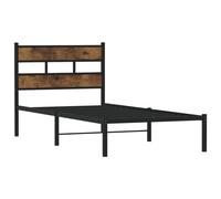 Metal Bed Frame without Mattress Bed Base Bedstead Entertainment Centre vidaXL