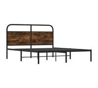 Metal Bed Frame without Mattress Bed Base Bedstead Mattress Foundation vidaXL