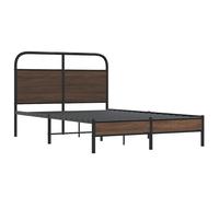 Metal Bed Frame without Mattress Bed Base Bedstead Mattress Foundation vidaXL