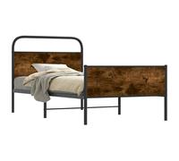 Metal Bed Frame without Mattress Bed Base Bedstead Mattress Foundation vidaXL