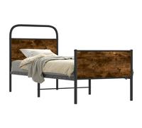 Metal Bed Frame without Mattress Bed Base Bedstead Mattress Foundation vidaXL