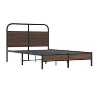 Metal Bed Frame without Mattress Bed Base Bedstead Mattress Foundation vidaXL