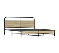 Metal Bed Frame without Mattress Bed Base Bedstead Mattress Foundation vidaXL