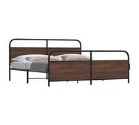 Metal Bed Frame without Mattress Bed Base Bedstead Mattress Foundation vidaXL