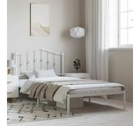 Metal Bed Frame Home Bedroom Bed Base Mattress Foundation Bedstead vidaXL