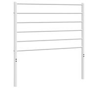 Metal Bed Headboard Bette Stylish Bedroom Decor Sturdy Support for Bedroom Furniture Easy to Clean White Color Dimensions 85 x 3 x 90 cm Perfect for Modern Interiors