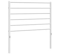 Metal Bed Headboard Bette - Stylish White Bedroom Decor Durable Support for Bed Furniture Easy to Clean 105 x 3 x 90 cm Perfect for Modern Bedrooms.
