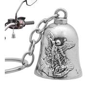 Metal Bell, Vintage Metal Silver Lucky Keyring Small Decorative Bells for Craft Projects for Children Adults Backpack Bag Pendant Home Decor Outdoor Cycling Travel