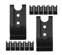 Metal Belt Clip 57x26mm Double Hole Iron 15Pcs for Bags and Covers | Black Finish, Precise Fit on Phone Covers, DIY Wallet Projects, Travel Pouches, Reliable Versatility