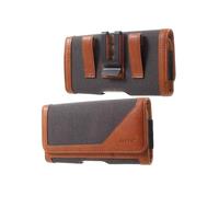 Metal Belt Clip for Sharp Aquos R3 (2019) Case Textile - Leather Horizontal