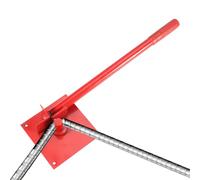 Metal Bender Tool - Manual Rod Forming Bending Tool | Mini Steel Bar Bender for Garage Ductwork | Pipe Rebar HVAC Roof Deck Fence Welding Construction Site Projects