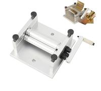 Metal Bending Machine Slip Roller for Soft Sheets & Tubes, Adjustable Rollers for Max 60mm Width, Mini Metal Forming Tool for DIY Projects