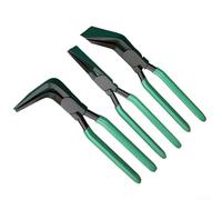 Metal Bending Pliers 45° 90° Straight Jaw Sheet Metal Bender Tool for Curved Nylon Jaws Bracelet Shaping DIY Custom Jewellery(C)