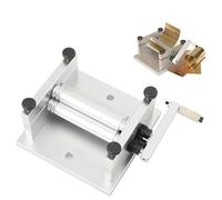 Metal Bending Slip Roll Machine, Manual Plate Rolling Machine with Adjustable Rollers for Soft Metal Sheet, Tube, Wood, Plastic, and Strip Rolling