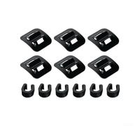 Metal Bicycle Cable Clamps 20mm Derailleur Housing Holder | Robust metal build, maintains shape under tension, 20mm size, black finish, for durable cycling gear