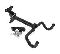 Metal Bicycle Wall Hook Storage Rack for Mountain Bikes and Ebikes | Universal Fit, Heavy Duty Support, Easy Installation, Indoor Shed Use, Wheel Strap, Screws, Hardware