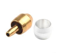 Metal Bike Brake Hose Fitting Kit with Olive Insert