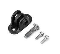 Metal Bike Mount Screw Action Camera Mount Camera Combo Mount Adapter, Easy Installation for Action Camera Shooting While Cycling (Black)