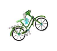 Metal Bike Pin Lightweight Bicycles Lapel Pin Suitable for Casual Attire and Environmental Awareness Event Green Bicycles Brooch