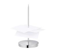 Metal Bill Spike - Spindle Holder, Ticket Check Organizer, Countertop Paper Fork, Stainless Desk Bar with Safe Tip | Receipt Holder Stand for Restaurant Kitchen Office Cafe