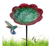 Metal Bird Bath Maker Bird Garden Bathtubs, Feeding Bowl with a 3 Fold Base for Outdoor Landscape Decoration Balcony Park