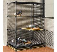 Metal Bird Cage with Removable Pull-out Tray for Parakeets, Cockatiels, Lovebirds, Pigeons, Chickens, Ducks, Geese, and Other Poultry