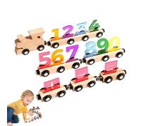 Metal Bird Feeder, Early Learning Tool with Magnetic Numbers Wooden Railway Game for |