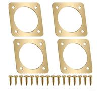 Metal Bird House Guards with Copper Portals, 4 Piece Set for Protecting For Eastern Birds from Harm