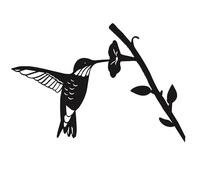 Metal Bird - Iron Artwork | Garden Ornament - Blackbird Shape Garden Stake 50g, Outdoor Shadow Decoration Adds And Natural Beauty To Your Lawn Or Flower Bed
