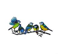 Metal Bird Wall Art Hummingbird Silhouette Rustic Garden Iron