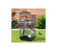 Metal Black Pet Bird Cage The hot sale Black One Size