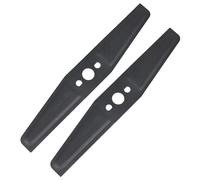 SPARES2GO Metal Blade Compatible with Flymo Hover Vac Turbo Lite 250 Lawnmower (25cm, Pack of 2)