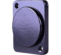 Metal Blank Plate Compatible with D-Series Holes. Fixings Supplied.