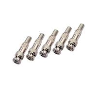 Metal BNCQ9 Plugs for CCTV Systems Offering Effortless Installation and Long Time Signals Stability Install BNC Video Plugs