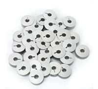 Metal Bobbins 25Mm Bobb 20×15×3 100Pcs 55623A Aluminum Bobbins Slotted for Industrial Sewing Machine Parts